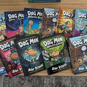Lot of 11 Dog Man Books